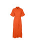 Vero Moda Рокля тип риза Natali 10283129 Оранжев Regular Fit - Pepit.bg