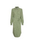Vero Moda Рокля тип риза Sara 10282451 Зелен Regular Fit - Pepit.bg