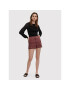 Vero Moda Шорти от плат Honey 10190155 Бордо Regular Fit - Pepit.bg