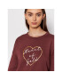 Vero Moda Суитшърт Heart 10262914 Бордо Regular Fit - Pepit.bg