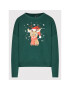 Vero Moda Суитшърт Reindeer 10262925 Зелен Relaxed Fit - Pepit.bg