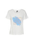 Vero Moda Тишърт Pamala 10284321 Бял Regular Fit - Pepit.bg