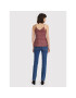 Vero Moda топ Honey 10190150 Бордо Regular Fit - Pepit.bg