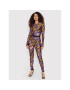 Versace Jeans Couture Боди 73HAM223 Виолетов Slim Fit - Pepit.bg
