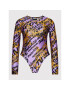 Versace Jeans Couture Боди 73HAM223 Виолетов Slim Fit - Pepit.bg