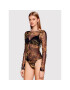 Versace Jeans Couture Боди Regalia 72HAM223 Черен Slim Fit - Pepit.bg
