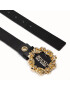 Versace Jeans Couture Дамски колан 73VA6F30 Черен - Pepit.bg