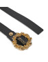 Versace Jeans Couture Дамски колан 75VA6F30 Черен - Pepit.bg