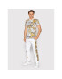 Versace Jeans Couture Долнище анцуг Logo Baroque 73GAA3C0 Бял Regular Fit - Pepit.bg