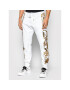 Versace Jeans Couture Долнище анцуг 71GAA3C0 Бял Regular Fit - Pepit.bg