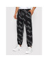 Versace Jeans Couture Долнище анцуг Print Logo 72GAA316 Черен Regular Fit - Pepit.bg