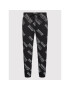 Versace Jeans Couture Долнище анцуг Print Logo 72GAA316 Черен Regular Fit - Pepit.bg