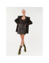 Versace Jeans Couture Кожена пола 75HAEP01 Черен Regular Fit - Pepit.bg