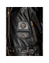 Versace Jeans Couture Кожено яке 73HAVP00 Черен Regular Fit - Pepit.bg
