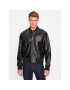 Versace Jeans Couture Кожено яке 75GAVP07 Черен Regular Fit - Pepit.bg