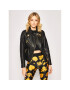 Versace Jeans Couture Кожено яке ECHVA90P Черен Slim Fit - Pepit.bg