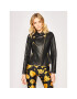 Versace Jeans Couture Кожено яке ECHVA90P Черен Slim Fit - Pepit.bg