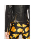 Versace Jeans Couture Кожено яке ECHVA90P Черен Slim Fit - Pepit.bg