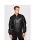 Versace Jeans Couture Кожено яке 71GAVP06 Черен Regular Fit - Pepit.bg