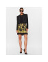Versace Jeans Couture Плисирана пола 75HAE8A0 Черен Regular Fit - Pepit.bg