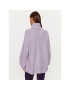 Versace Jeans Couture Поло 75HAFM08 Виолетов Oversize - Pepit.bg