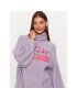 Versace Jeans Couture Поло 75HAFM08 Виолетов Oversize - Pepit.bg