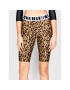 Versace Jeans Couture Спортни шорти Print Leopard 72HAC110 Кафяв Slim Fit - Pepit.bg