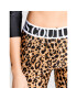 Versace Jeans Couture Спортни шорти Print Leopard 72HAC110 Кафяв Slim Fit - Pepit.bg