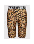 Versace Jeans Couture Спортни шорти Print Leopard 72HAC110 Кафяв Slim Fit - Pepit.bg