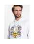 Versace Jeans Couture Суитшърт 74GAIF01 Бял Regular Fit - Pepit.bg