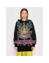 Versace Jeans Couture Суитшърт Placed 71HAI3P1 Черен Oversize - Pepit.bg