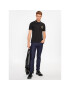 Versace Jeans Couture Тениска с яка и копчета 75GAGT06 Черен Regular Fit - Pepit.bg