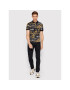 Versace Jeans Couture Тениска с яка и копчета Baroque 73GAG6S0 Черен Regular Fit - Pepit.bg