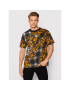 Versace Jeans Couture Тишърт 71GAH6R6 Черен Regular Fit - Pepit.bg