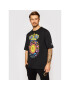Versace Jeans Couture Тишърт 71GAHP03 Черен Relaxed Fit - Pepit.bg