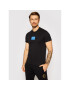 Versace Jeans Couture Тишърт 71GAHT08 Черен Regular Fit - Pepit.bg