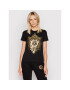 Versace Jeans Couture Тишърт 71HAHF06 Черен Regular Fit - Pepit.bg