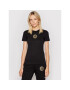 Versace Jeans Couture Тишърт 71HAHT10 Черен Regular Fit - Pepit.bg