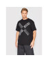 Versace Jeans Couture Тишърт 73GAHT17 Черен Regular Fit - Pepit.bg