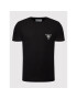 Versace Jeans Couture Тишърт 73GAHT18 Черен Regular Fit - Pepit.bg