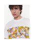 Versace Jeans Couture Тишърт 74GAH617 Бял Regular Fit - Pepit.bg