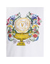 Versace Jeans Couture Тишърт 74GAHF01 Бял Regular Fit - Pepit.bg