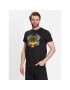 Versace Jeans Couture Тишърт 74GAHF01 Черен Regular Fit - Pepit.bg
