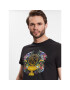Versace Jeans Couture Тишърт 74GAHF01 Черен Regular Fit - Pepit.bg