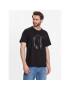 Versace Jeans Couture Тишърт 74GAHI07 Черен Regular Fit - Pepit.bg