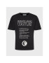 Versace Jeans Couture Тишърт 74GAHY04 Черен Regular Fit - Pepit.bg