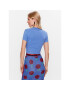 Versace Jeans Couture Тишърт 74HAH602 Син Regular Fit - Pepit.bg