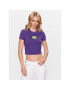Versace Jeans Couture Тишърт 74HAH602 Виолетов Regular Fit - Pepit.bg