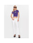 Versace Jeans Couture Тишърт 74HAH602 Виолетов Regular Fit - Pepit.bg