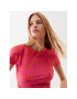 Versace Jeans Couture Тишърт 74HAH602 Виолетов Regular Fit - Pepit.bg